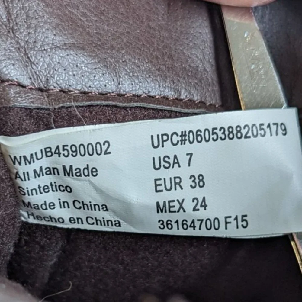Thinsulate 3M Tall Buckled Winter Boots 200 Count - Brown - Size 7 EUC